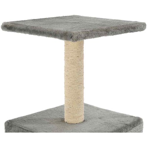  Penjalica za mačke sa stupovima za grebanje od sisala 55 cm siva Slike