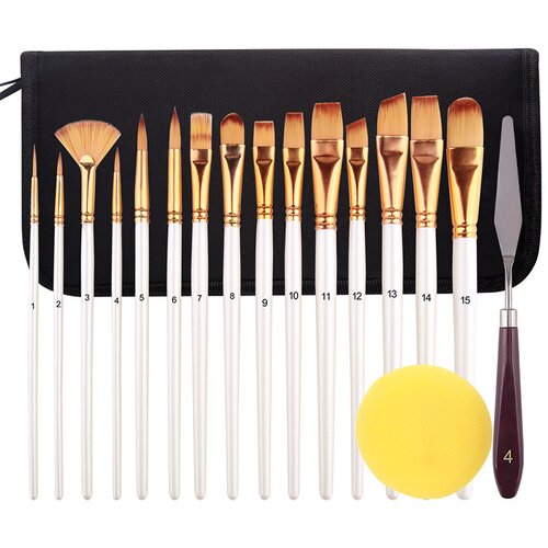 INF Set 18 čopičev za slikanje White, (21684517) Cene