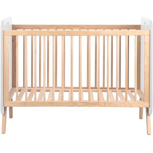 Marckeric Bela/naravna otroška posteljica v borovem dekorju 60x120 cm Paris – Marckeric Cene