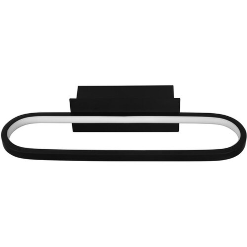 Tri O Mat črna stenska svetilka LED (dolžina 40 cm) Gianni - Trio Slike