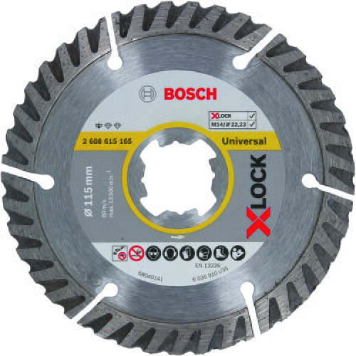 Bosch X-LOCK Standard for Universal 115x22,23x2x10 2608615165, 115 x 22.23 x 2 x 10 mm Cene
