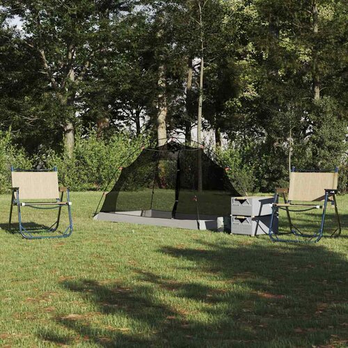 Šator s krovom s pohranom Siva i crna 236 x 150 x 136 cm Cene