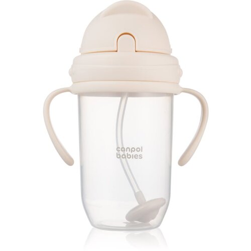 Canpol Cup skodelica z utežjo Nude 6m+ 270 ml Slike