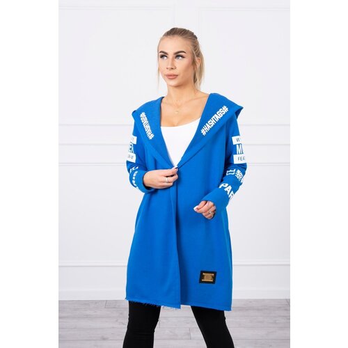 Kesi Cloak with subtitles purple-blue Slike