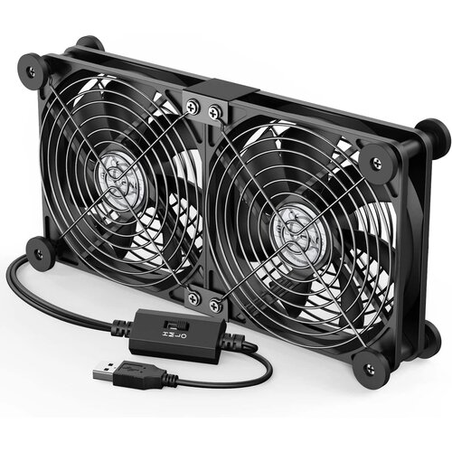ELUTENG 120 mm dvojni USB ventilator Cene
