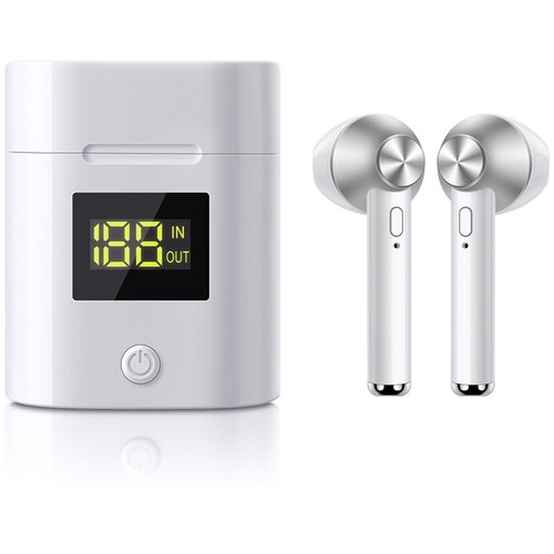Dardanar 1-delne bluetooth slušalke z digitalnim zaslonom * srebrne, (21156341) Cene