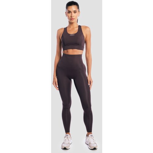 GymBeam aura sports bra tee brown Slike