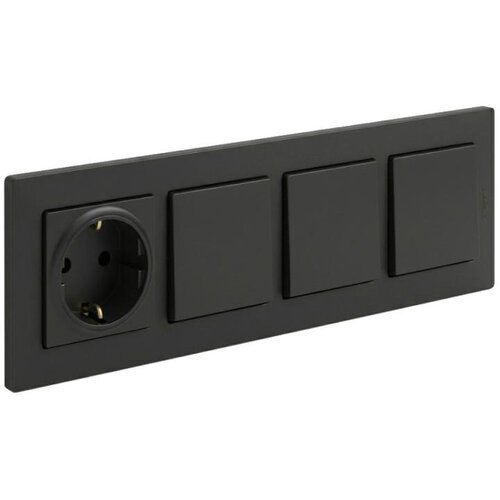  Legrand-Trostruki jednopolni prekidač br. 1 i utičnica domo SCHUKO 250V/16A NILOE STEP Slike