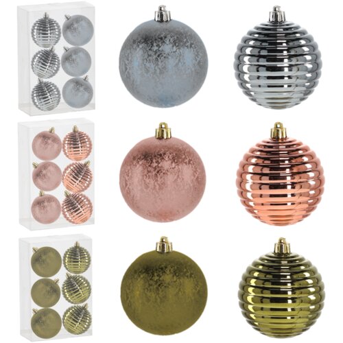 Molarem Home Set od 6 kuglica za božićno drvce &ndash; 8 cm, siva Cijene