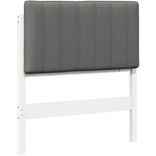 vidaXL Tapecirani uzglavlje s uzglavljem Bijela i svijetlo siva 75 cm - Bijela i svijetlosiva 75 cm Cijene