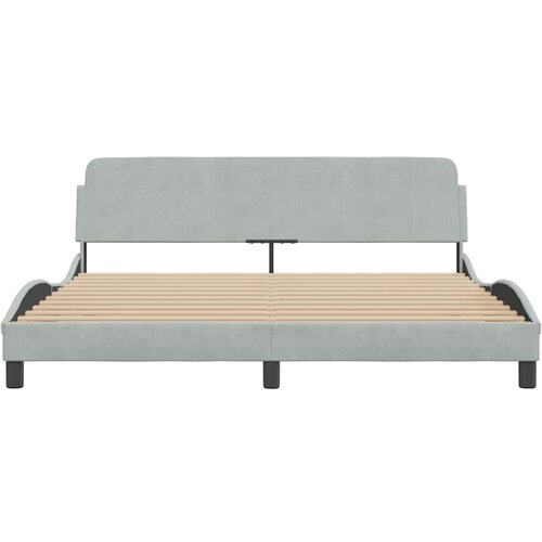  Okvir za krevet Dover svjetlosivi 180x200 cm bar&amp;scaron;unasti Slike