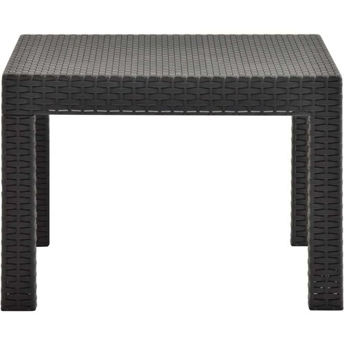 VidaXL Vrtni stol antracit 58 x 58 x 41 cm PP ratan Slike