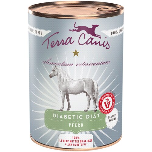 Terra Canis Ekonomično pakiranje Alimentum Veterinarium Diabetic Diet 12 x 400 g - Konjetina Slike