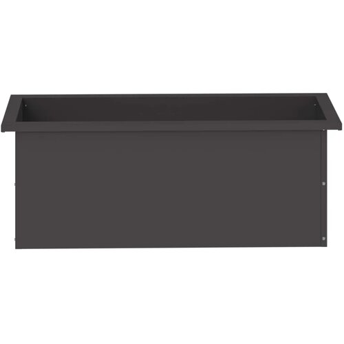 Vrtna posuda za sadnju s LED svjetlom 2 kom. Crna - Crna 30 x 80 x 30 cm 2 Slike