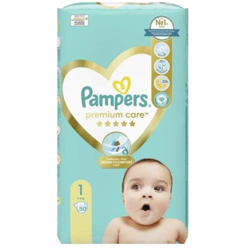 Pampers Pelene Premium Care 1, 2-5 kg, 50/1 Slike