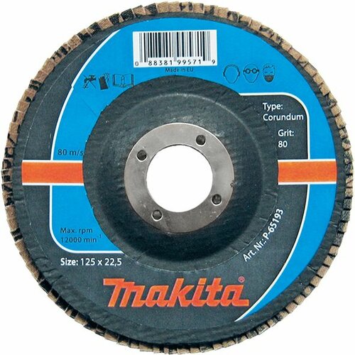 Makita D-63454 Lamelarni brusni disk za čelik aluminium-oksid 115/22,23 mm Slike