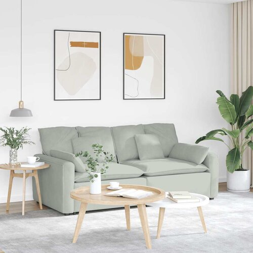  Modularna sofa s jastucima svijetlosiva Slike