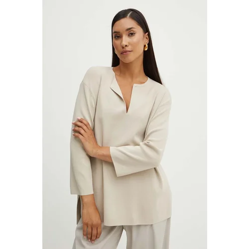 Max Mara Leisure Pulover bež barva, 2426366037600