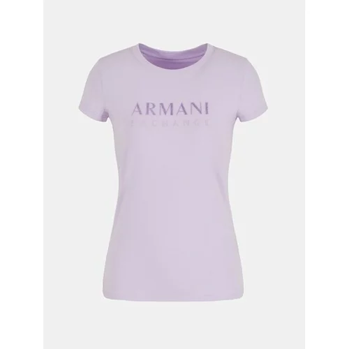 Armani Exchange Majica Vijolična