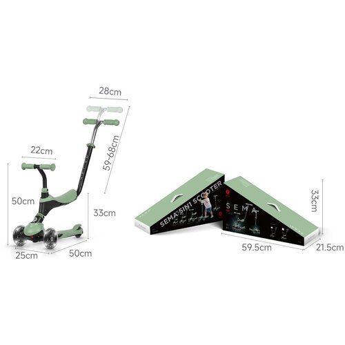 Qplay Trotintet -guralica 5u1 Sema crni Slike