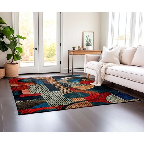 Conceptum Hypnose Tepih BSR-3, Pravougaoni, 80 x 150 cm, Šareni Cene