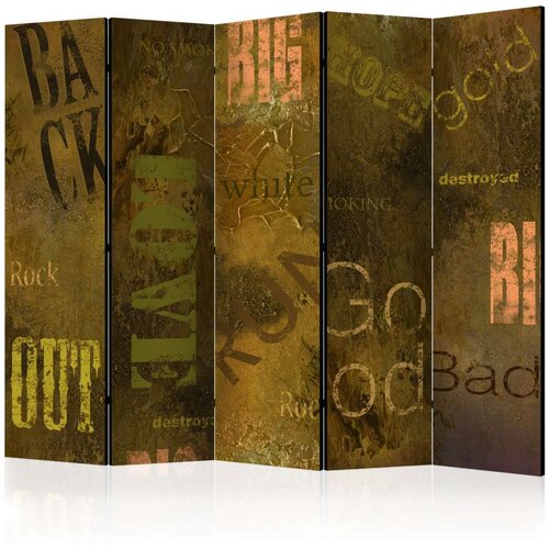  Paravan u 5 dijelova - Concrete Epigraph II [Room Dividers] 225x172 Cijene