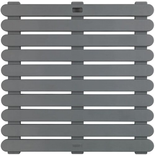 Wenko tamno siva plastična prostirka pogodna i za eksterijer Outdoor Grey, 55 x 55 cm Slike