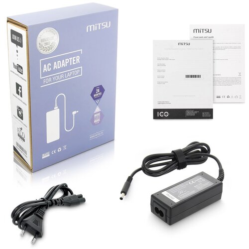 MITSU notebook charger 19.5v 2.31a (4.5x3.0 pin) - dell 45W Slike