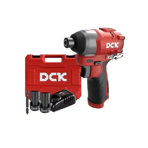 DCK KDPL04-8EK akumulatorski udarni odvrtač bez četkica, sa 2x2.0Ah baterije i punjačem, 12V Cene