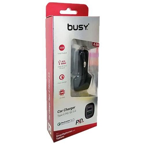  Auto punjač za mobilni USBx2 3,0A BUSY Cene