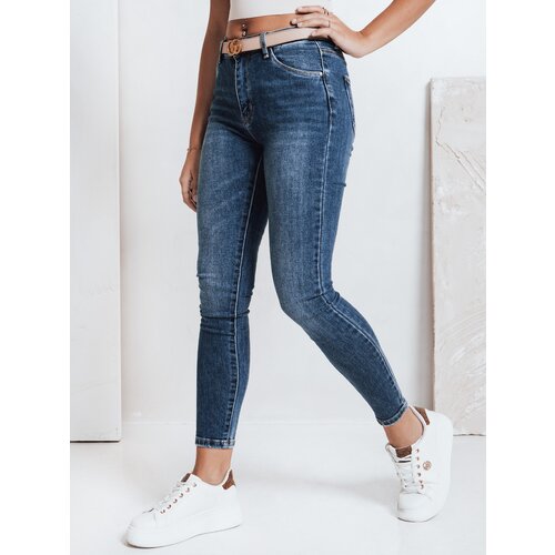 DStreet Jeansy damskie skinny niebieskie Slike