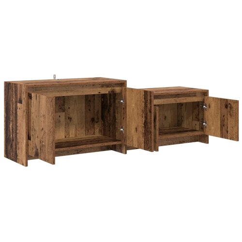  TV komoda 147 x 35 x 50 cm Staro drvo Prerađeno drvo - Staro drvo Slike