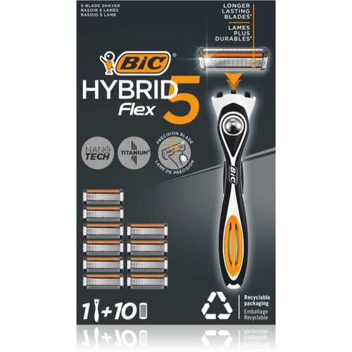 Bic Flex5 Hybrid brivnik + nadomestne britvice Slike