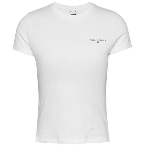 Tommy Hilfiger slim fit ženska majica THDW0DW18785-YBR Slike