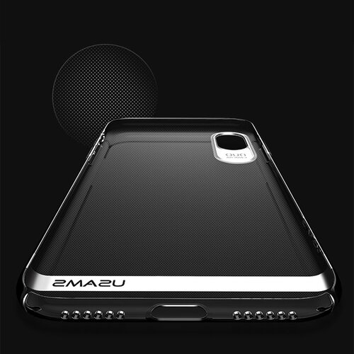 Usams Maska za telefon Q-plating case za iPhone X/ XS srebrna Slike