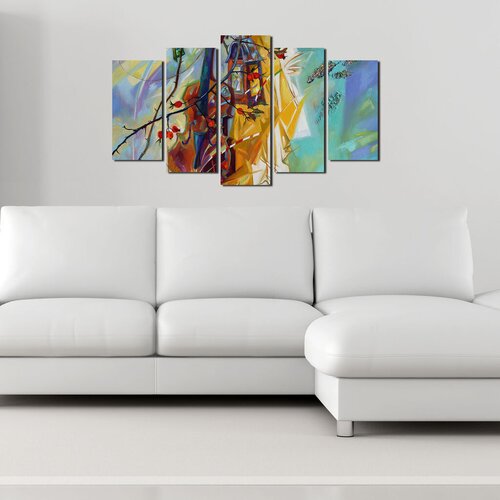 Wallity Set Slika 5ABSMDF-86, 5 Delova Cene