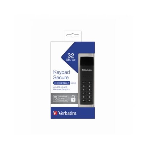 Verbatim Flash Keypad Secure USB3.0 32GB Cene