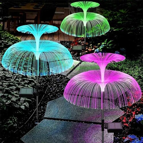  solarna ba&amp;scaron;tenska lampa meduza dupla Slike