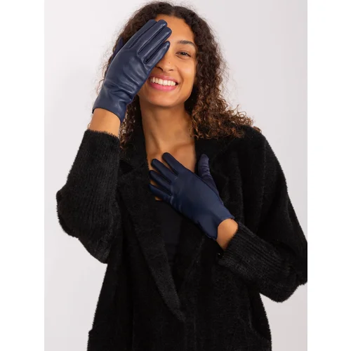 Wool Fashion Italia Gloves-AT-RK-239501A.16-navy blue