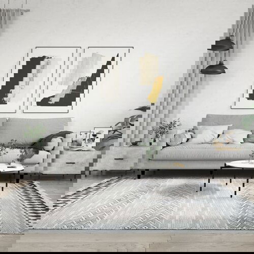 vidaXL Klubske mizice 2 kosa betonsko sive 50x50x40 cm konstruiran les Cene