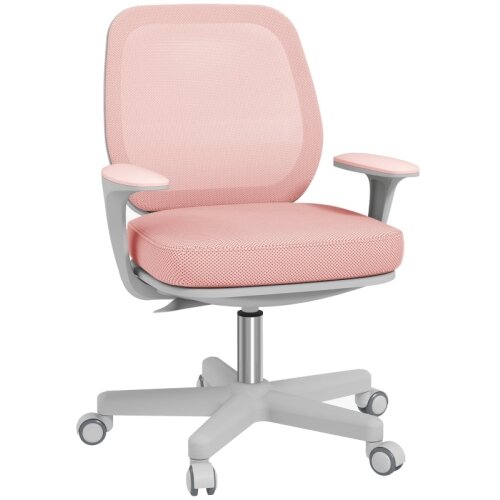 Nesta Ergonomski pisarni&scaron;ki stol, vrtljiv, nastavljiva vi&scaron;ina, roza, 55 x 48 x 82,5&ndash;94,5 cm, za delovno sobo, (5000494007) Cene