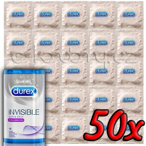 Durex Invisible Extra Lubricated 50 pack Cene
