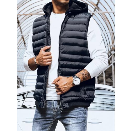DStreet Men's quilted blue vest TX4094 Cene