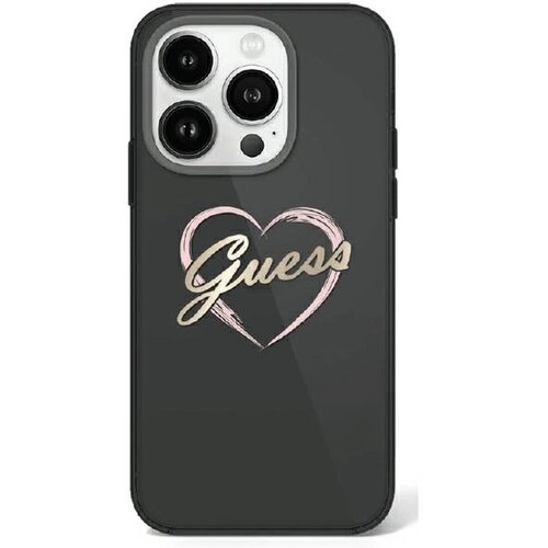 Guess OVITEK IML HEART ZA IPHONE 16 PRO MAX OVITEK ČRN, (21899318) Cene