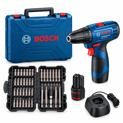  Bosch Aku bu&scaron;ilica-odvrtač GSR 120-LI Profi kofer, 2x 2.0Ah, 06019G8000+SG Tools Set bitova, 45 komada Cene