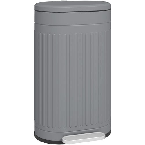 HOMCOM ko&scaron; za smeti kovina, plastika 36,5D x 31,2&Scaron; x 60,8V cm sivo, (5000241863) Cene