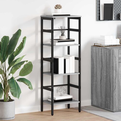  Polica Siva Sonoma 40 x 29,5 x 115 cm Konstruirano drvo Cijene