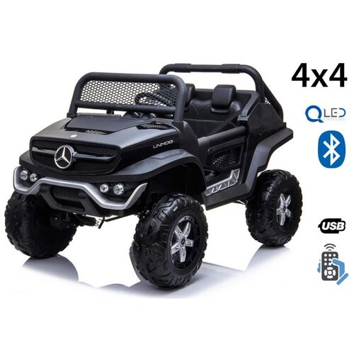 Lean_Toys Otroški avto MERCEDES UNIMOG 4x4 črna Cene