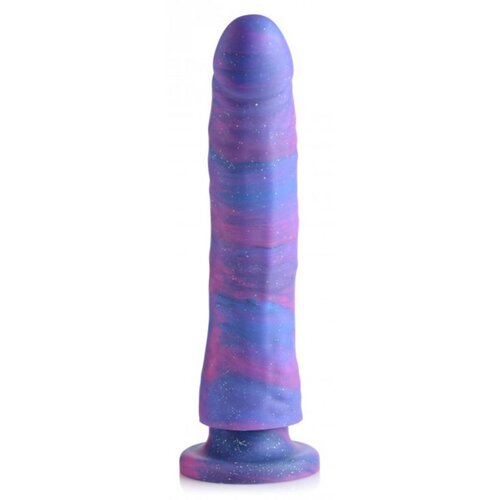 Strap U Silikonski dildo z bleščicami Magic Stick - 24 cm Cene