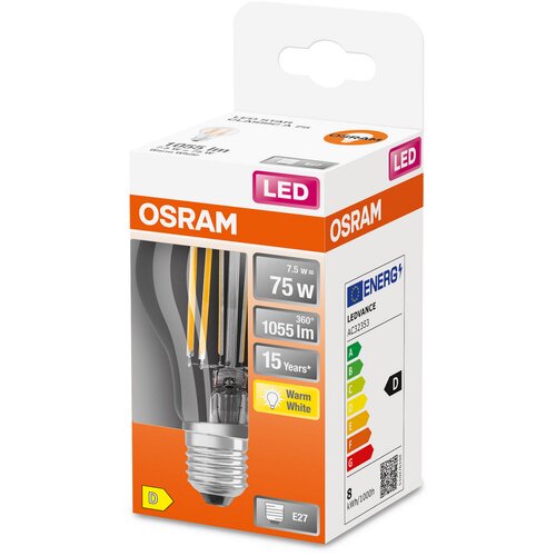Classic LED žarulja E27 7,5 W 2700 K Slike